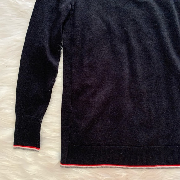 Banana republic navy stripe edge sweater - Picture 8 of 10